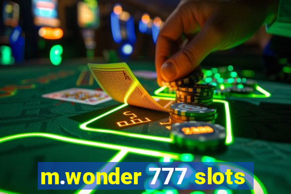 m.wonder 777 slots